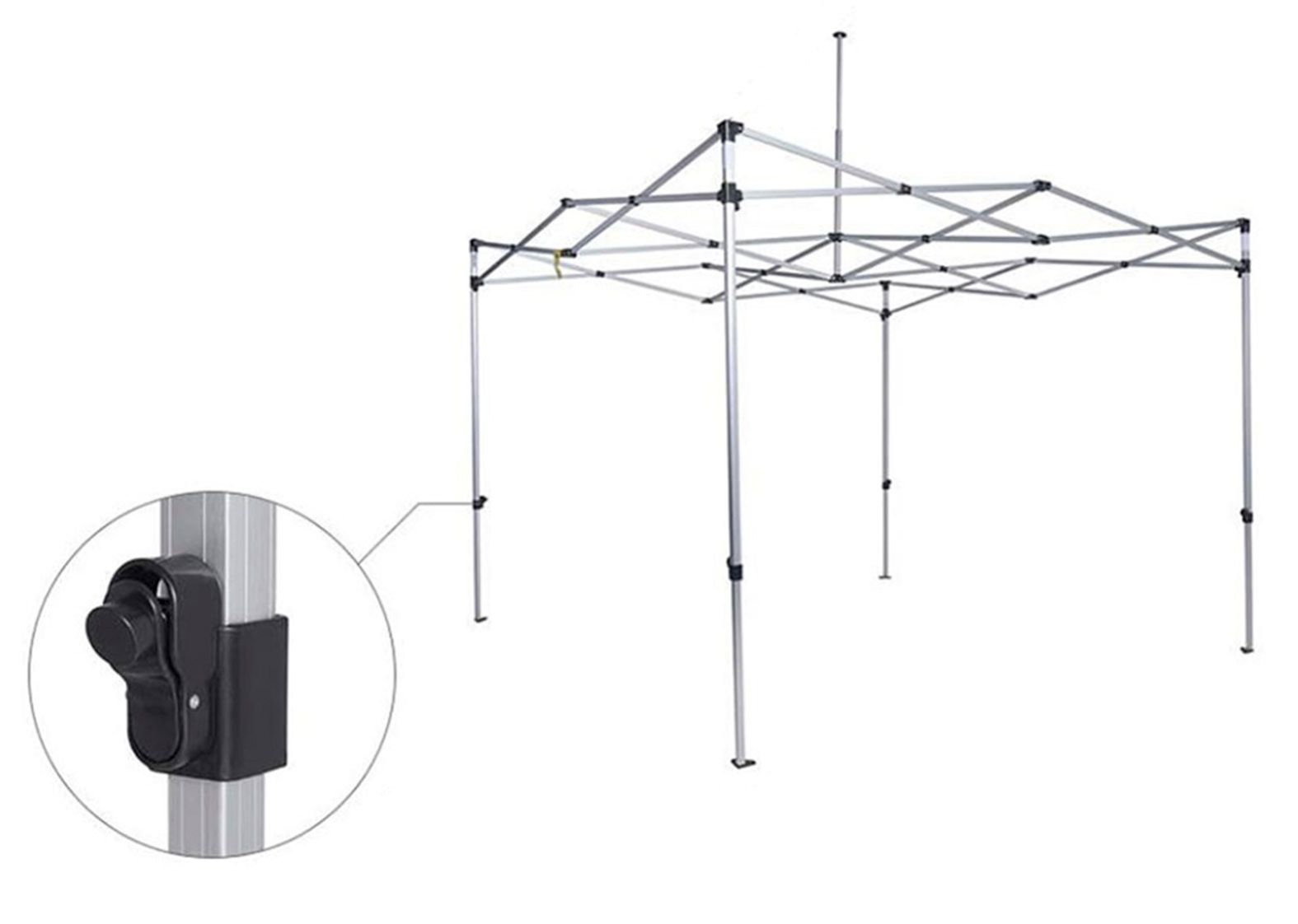 Tente 3x3 Master Aluminium - Référence en matière de tentes pliantes
