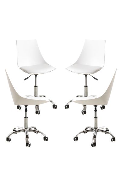 Pack 4 Chaises Blok Office