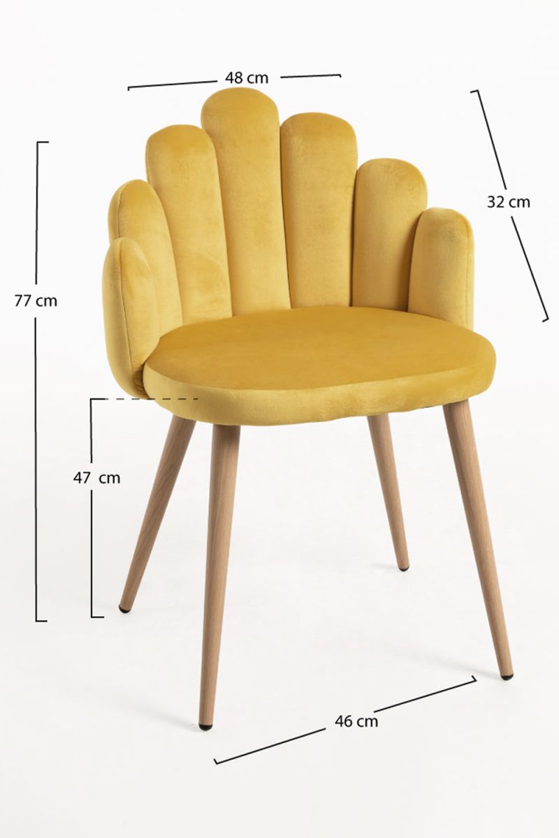 Chaise Hand Velours