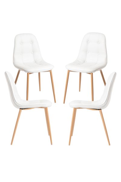 Pack 4 Chaises Plazi