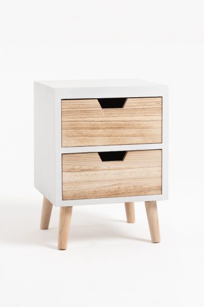 Commode Vintho 2 tiroirs