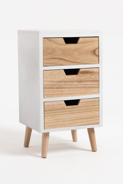 Commode Vintho 3 tiroirs