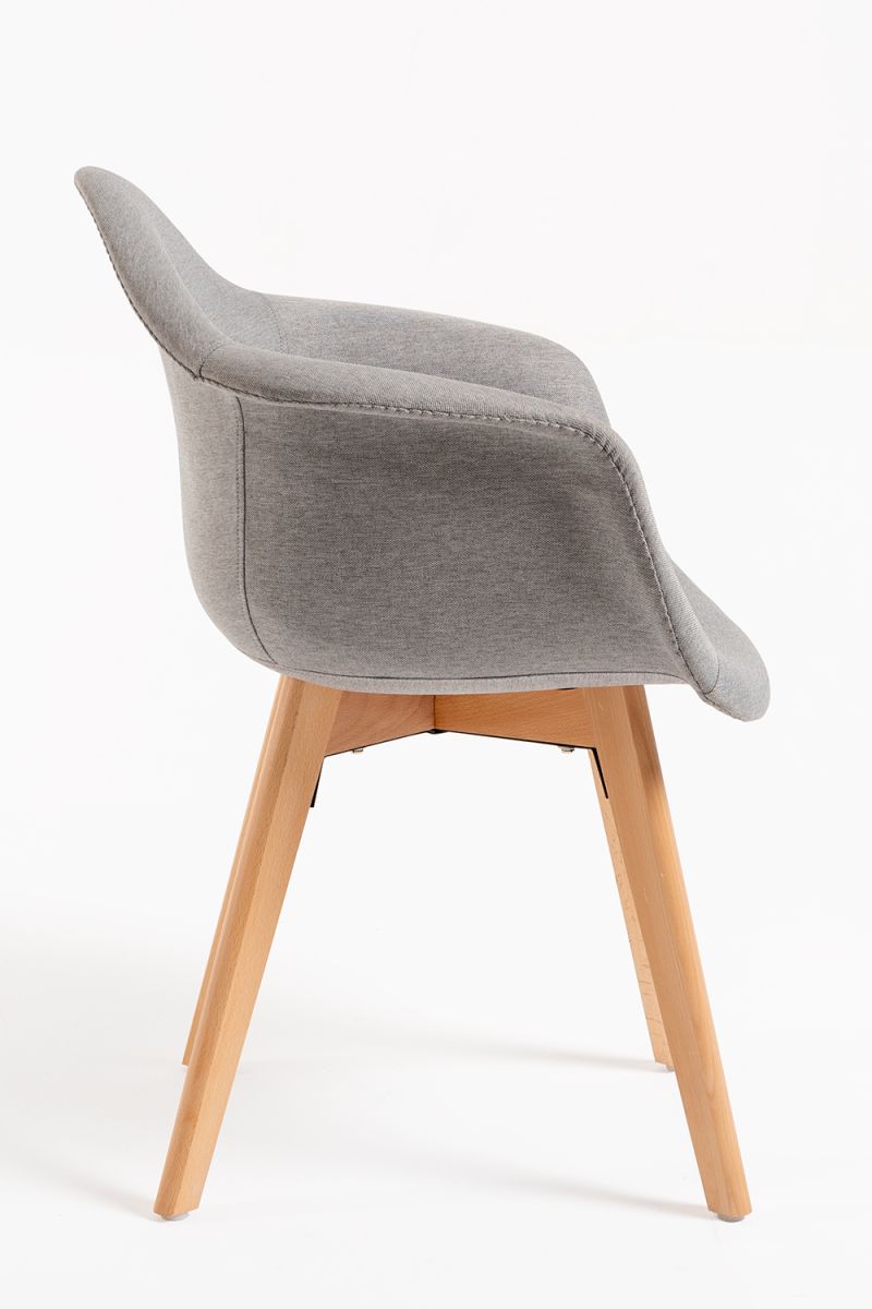 Pack 4 Chaises Belu Tissu