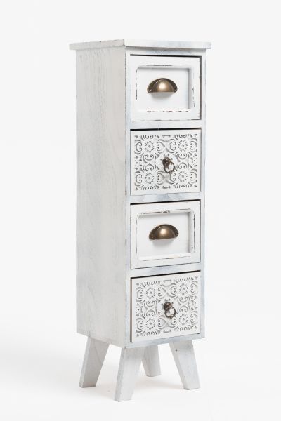 Meuble d Appoint Ziras 4 Tiroirs - Un meuble d appoint en bois idéal