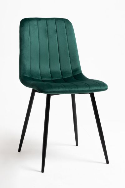 Chaise Miller Black Velours