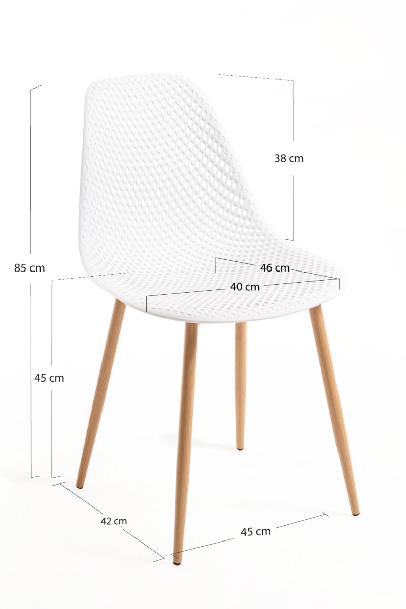 Chaise Dabel - Parfaite pour votre salle à manger et jardin