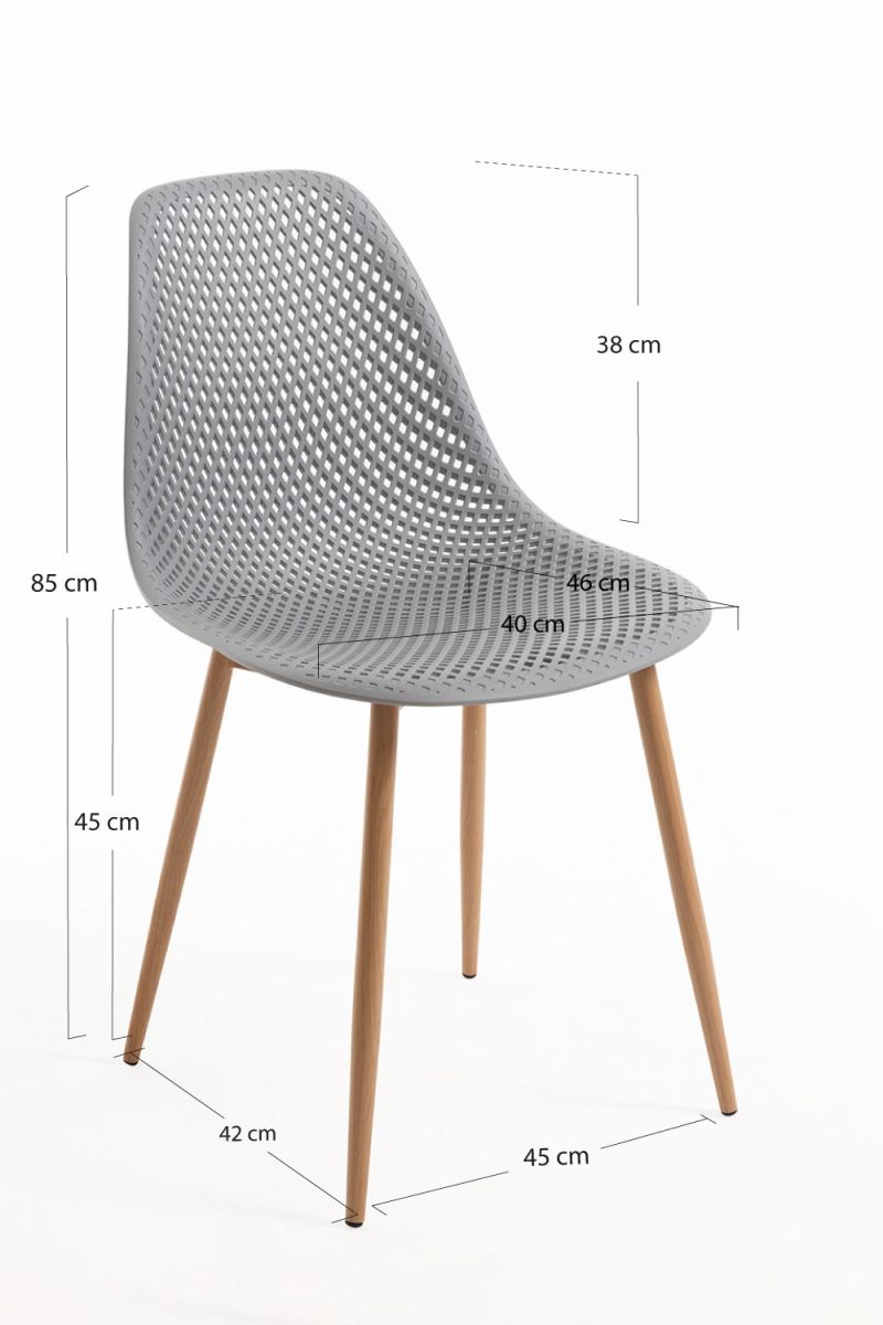 Chaise Dabel - Parfaite pour votre salle à manger et jardin