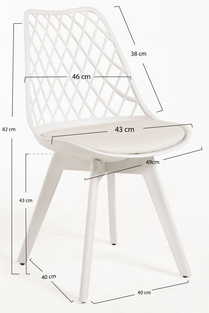 Pack 4 Chaises Mima Suprym