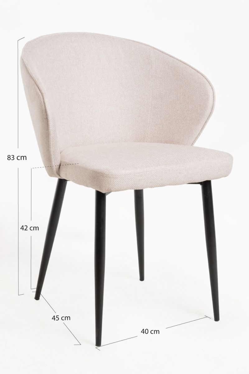 Chaise Zalva Tissu