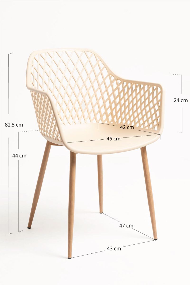 Chaise Tyva - Idéal pour votre jardin ou salon