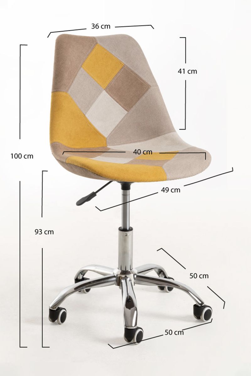 Pack 4 Chaises Neo Patchwork