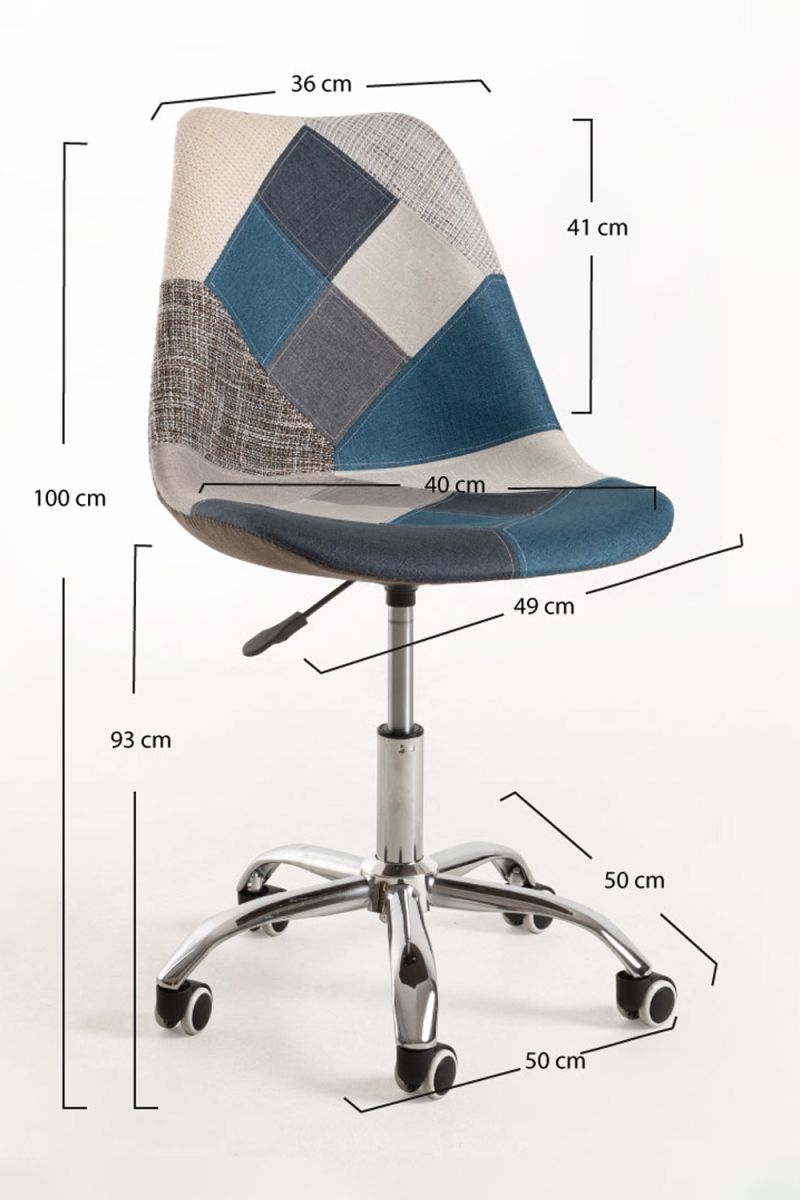 Pack 4 Chaises Neo Patchwork