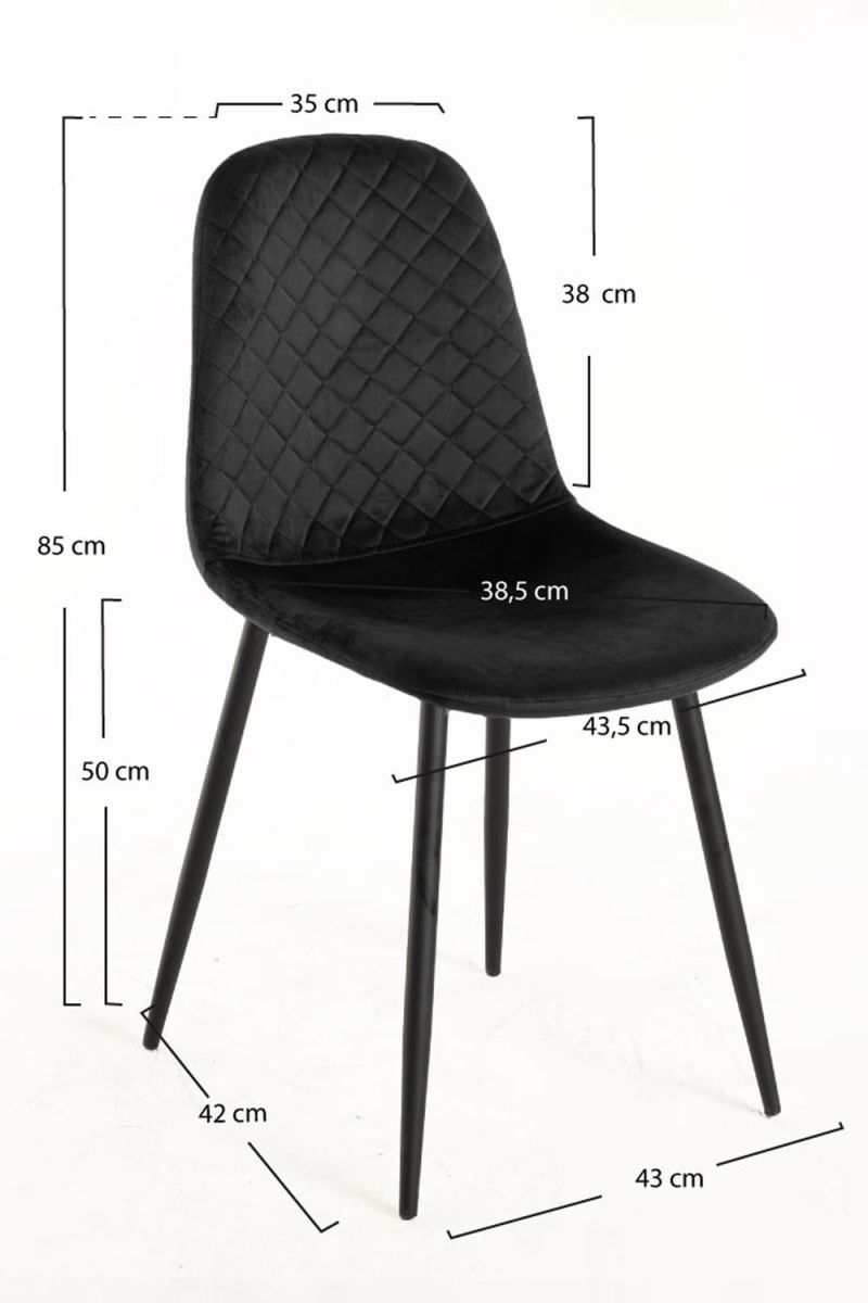 Pack 4 Chaises Boide