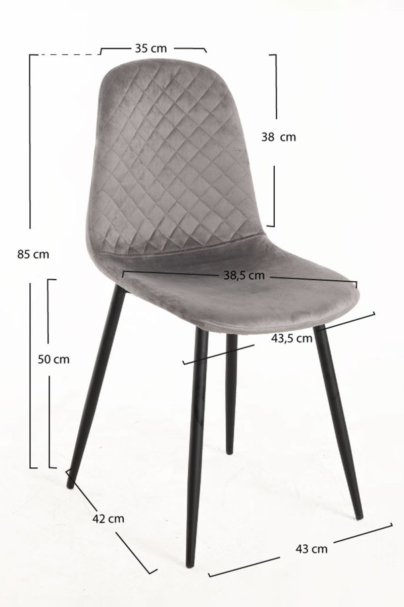 Pack 4 Chaises Boide