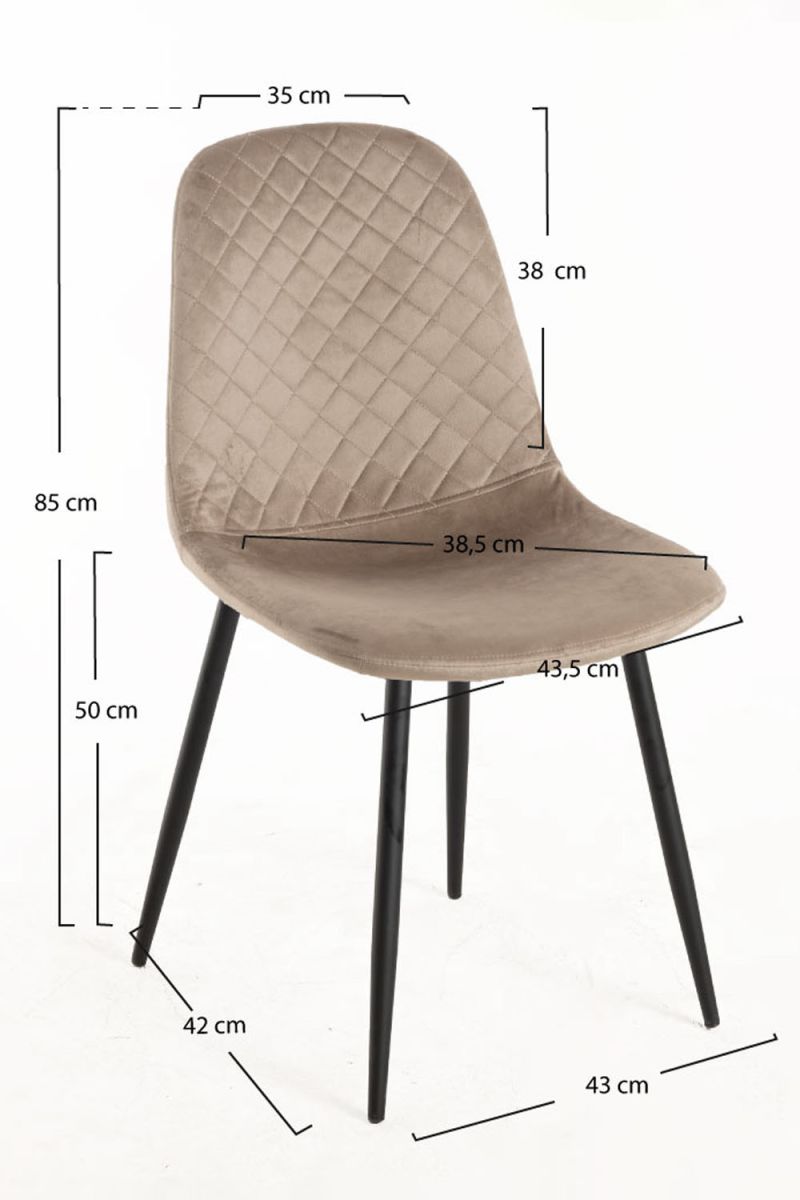 Pack 4 Chaises Boide