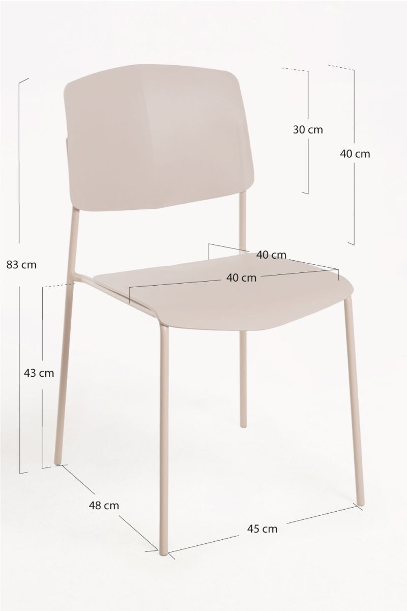 Pack 4 Chaises Chiel