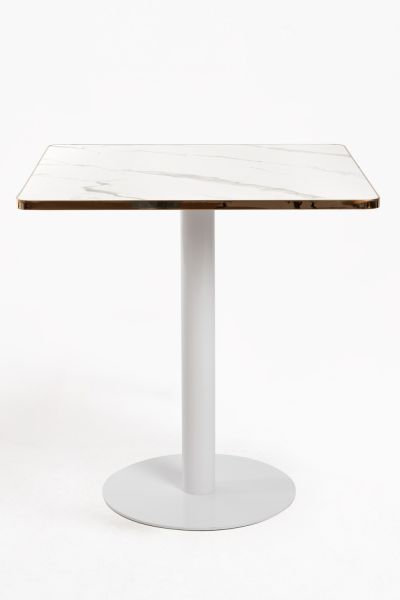 Table Firro Carrée 70cm Blanche