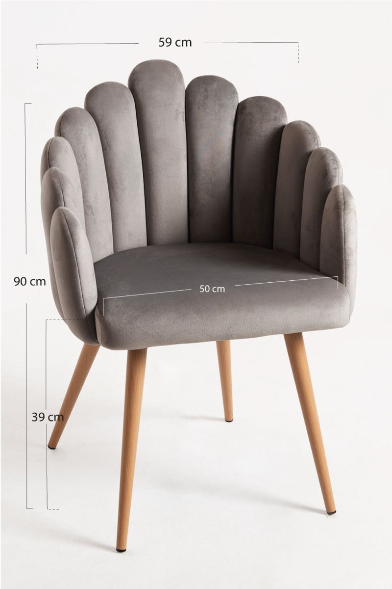 Fauteuil Main Velours