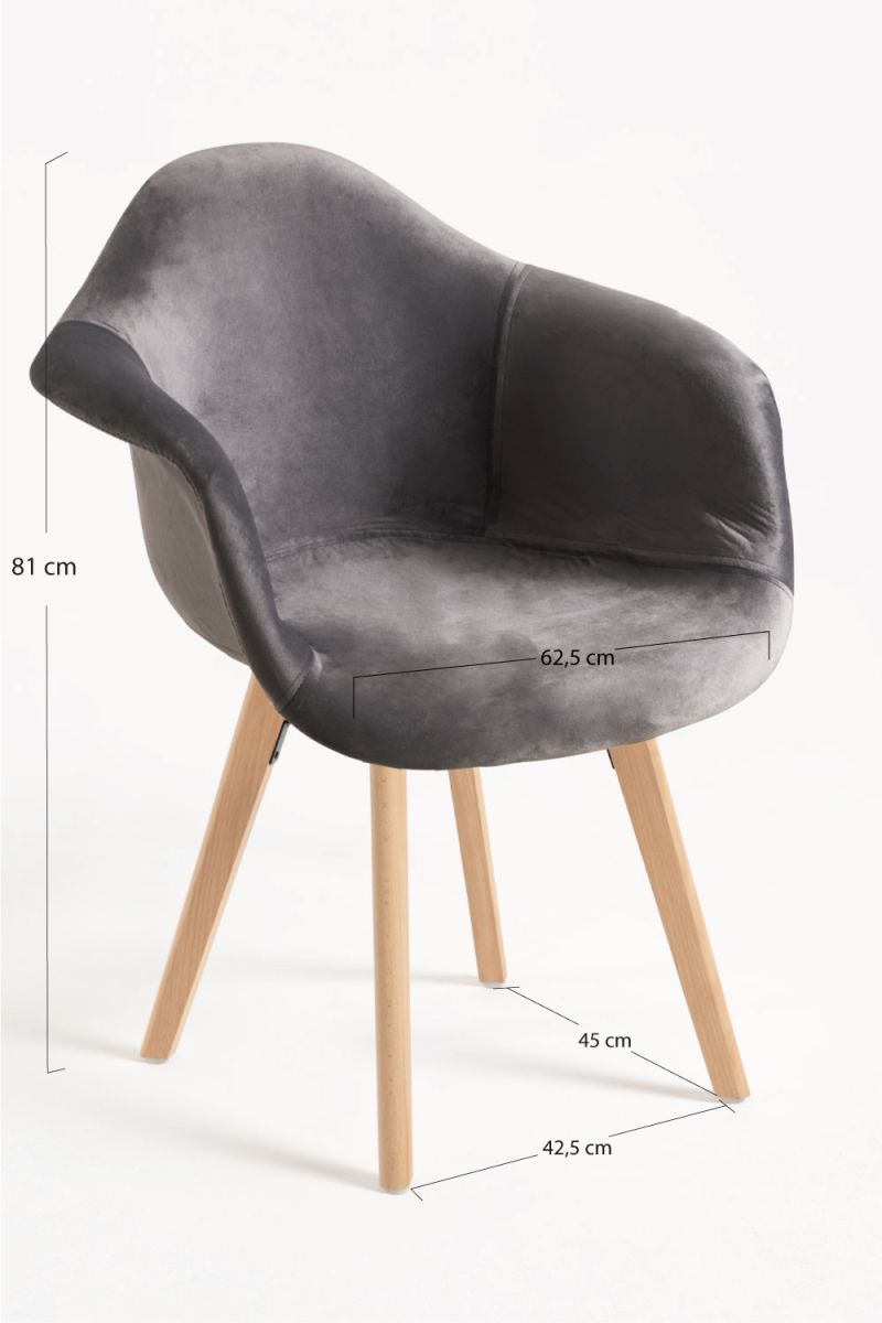 Chaise Belu Velours - Une référence en matière de Chaises Design