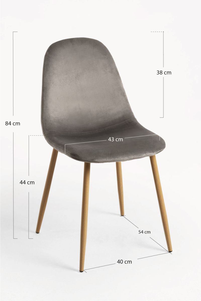 Chaise Teok Velours: Une classique en matière de chaises en velours