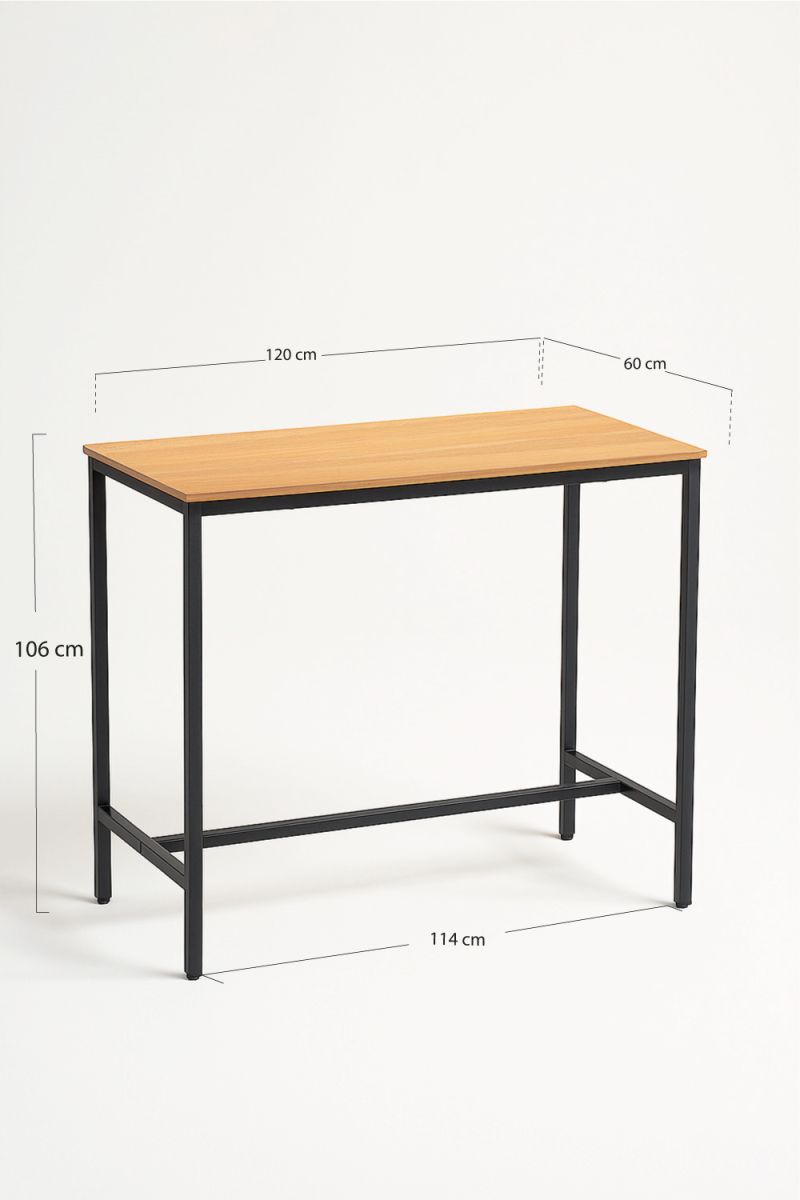 Table Biro Haut Rectangulaire
