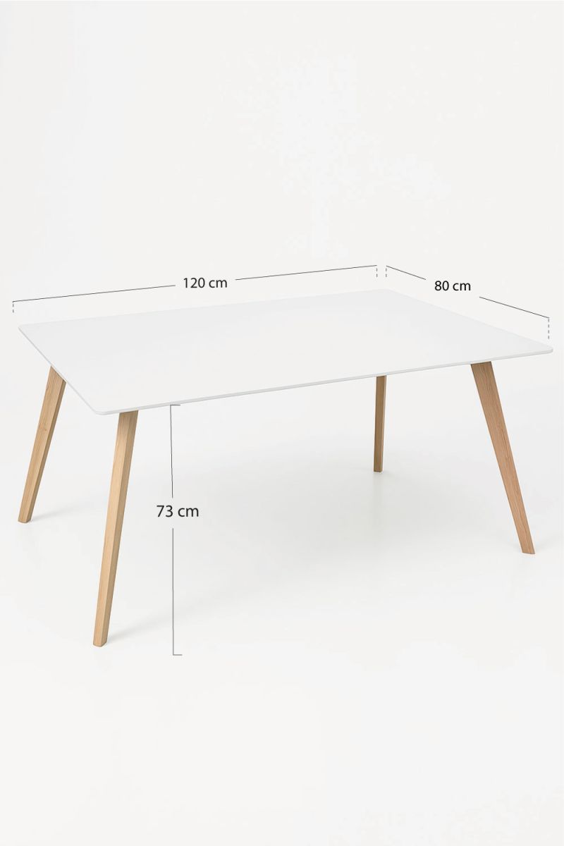 Table Synk Rectangulaire 120 x 80 cm
