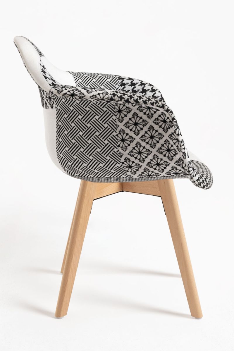 Pack 4 Chaises Belu Patchwork
