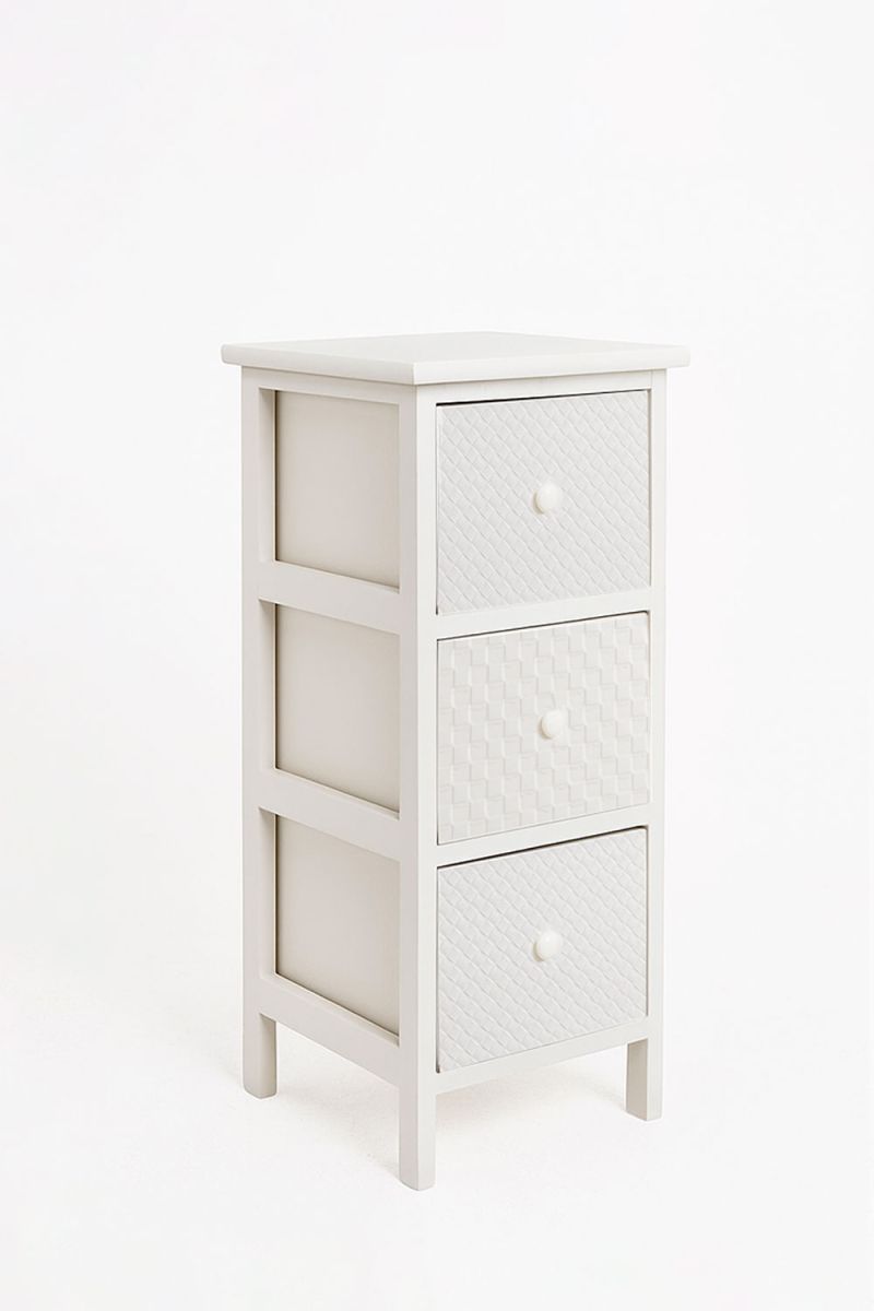 Commode Etroit 3 tiroirs Clypto