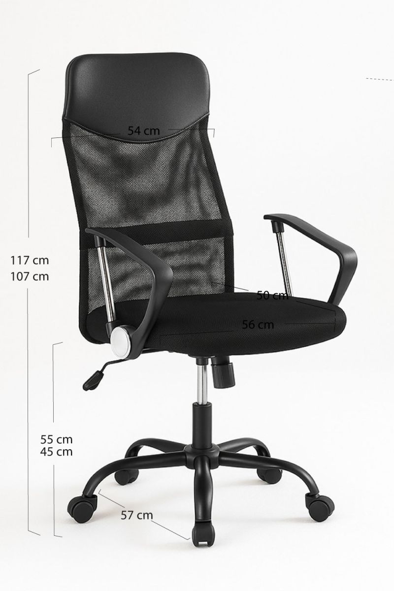 Chaise Bakus Black Edition - La chaise de bureau que vous méritez