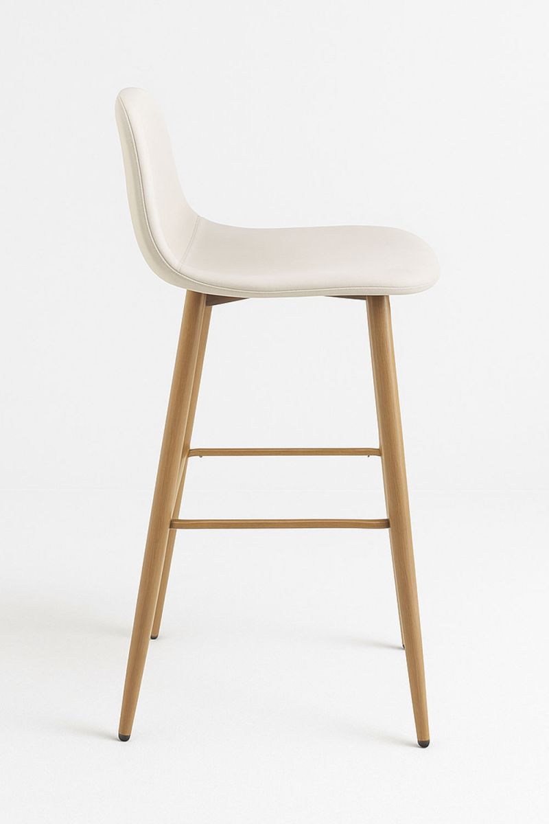 Tabouret Teok Velours