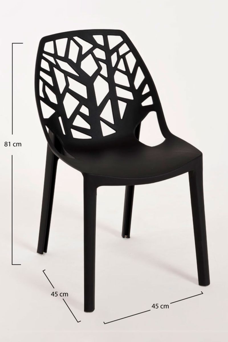 Chaise Hissar Polypropylène - Parfaite pour votre salon
