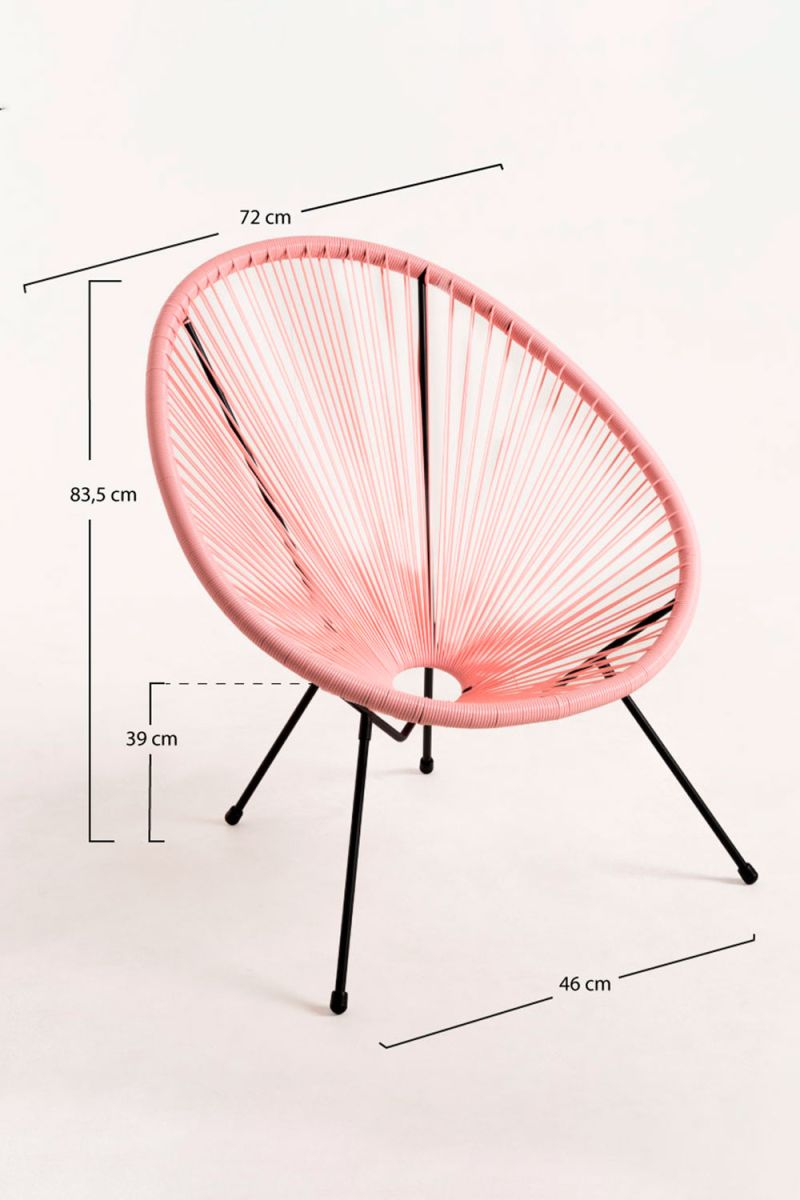 Chaise Karibic Pieds Noires: La chaise pour votre jardin