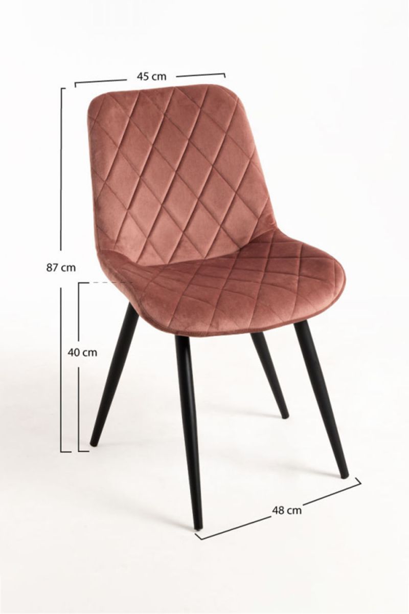Chaise Min Velours