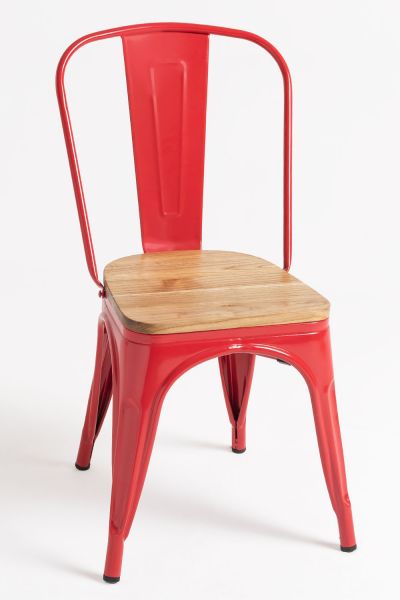 Chaise Torix Bois naturel - Référence en chaises industrielles en bois