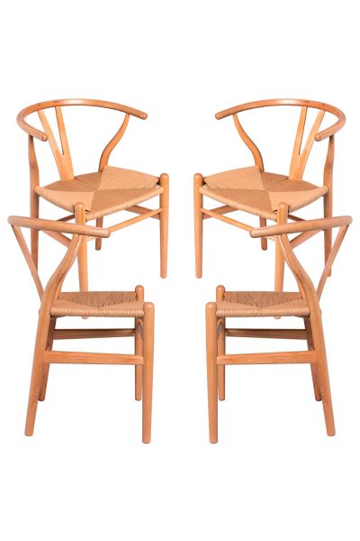 Pack 4 Chaises Wis Bois