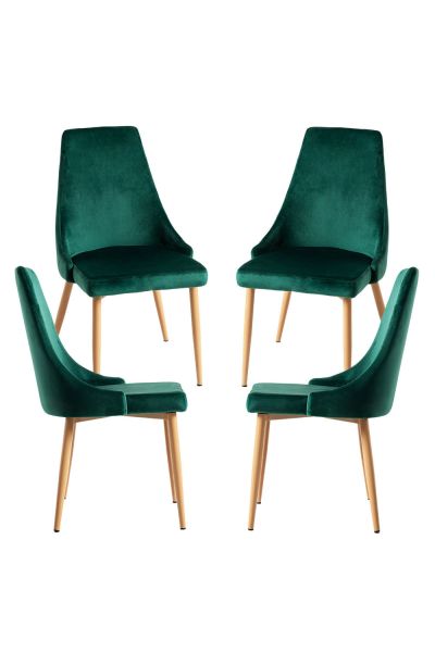 Pack 4 Chaises Stoik Wood