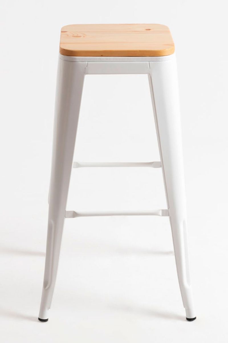 Tabouret Mel Haut en Bois Naturel - Votre tabouret en Bois