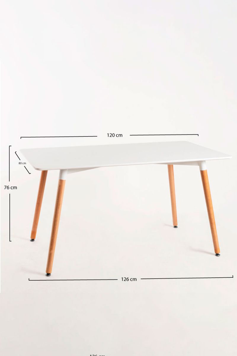 Table Tower Rectangulaire 120 x 80 cm