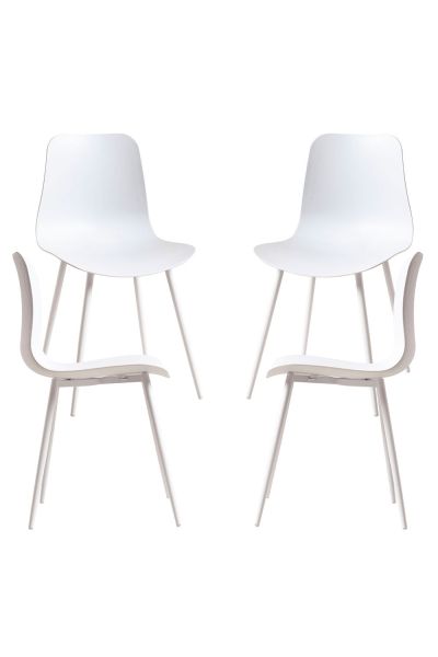 Pack 4 Chaises Bimi
