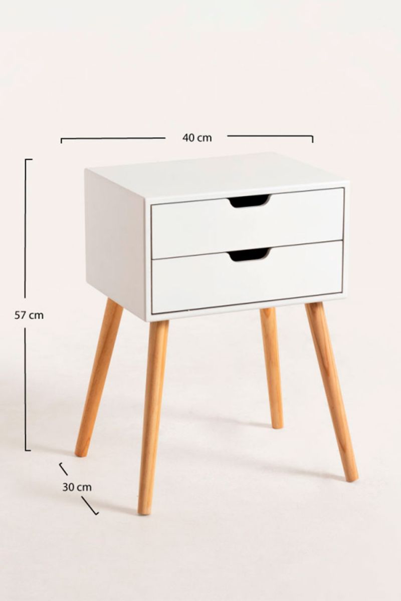 Table Nuit 2 Tiroirs