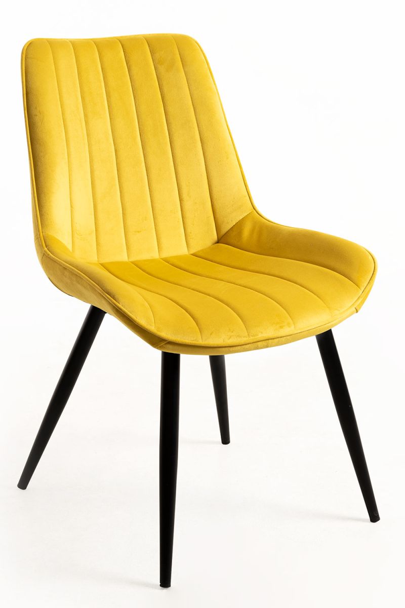 Pack 2 Chaises Lene Velours - Style Velvet pour votre salon