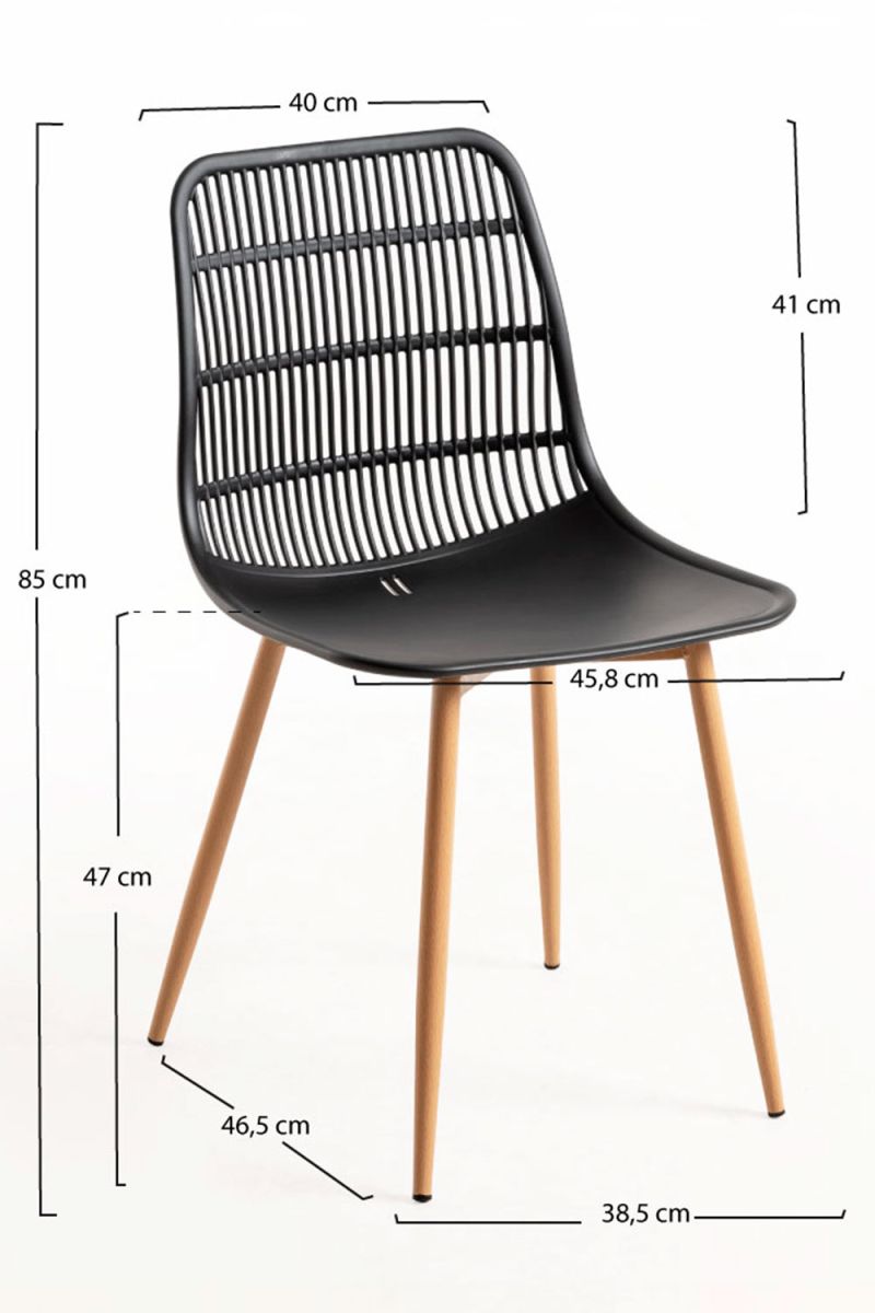Chaise Bake - Parfaite pour votre salle à manger et jardin