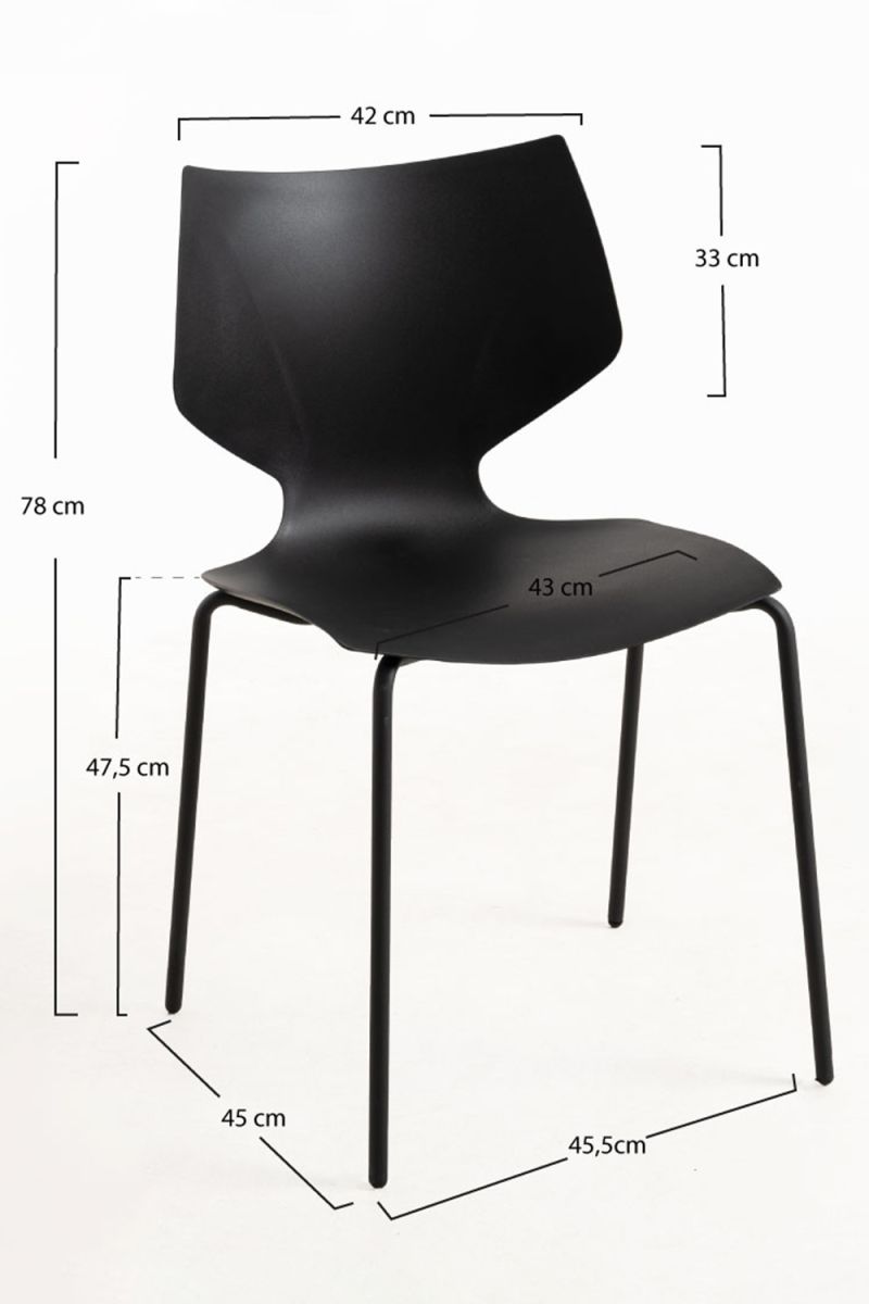 Chaise Plecy: Style avant-gardiste pour votre salle à manger