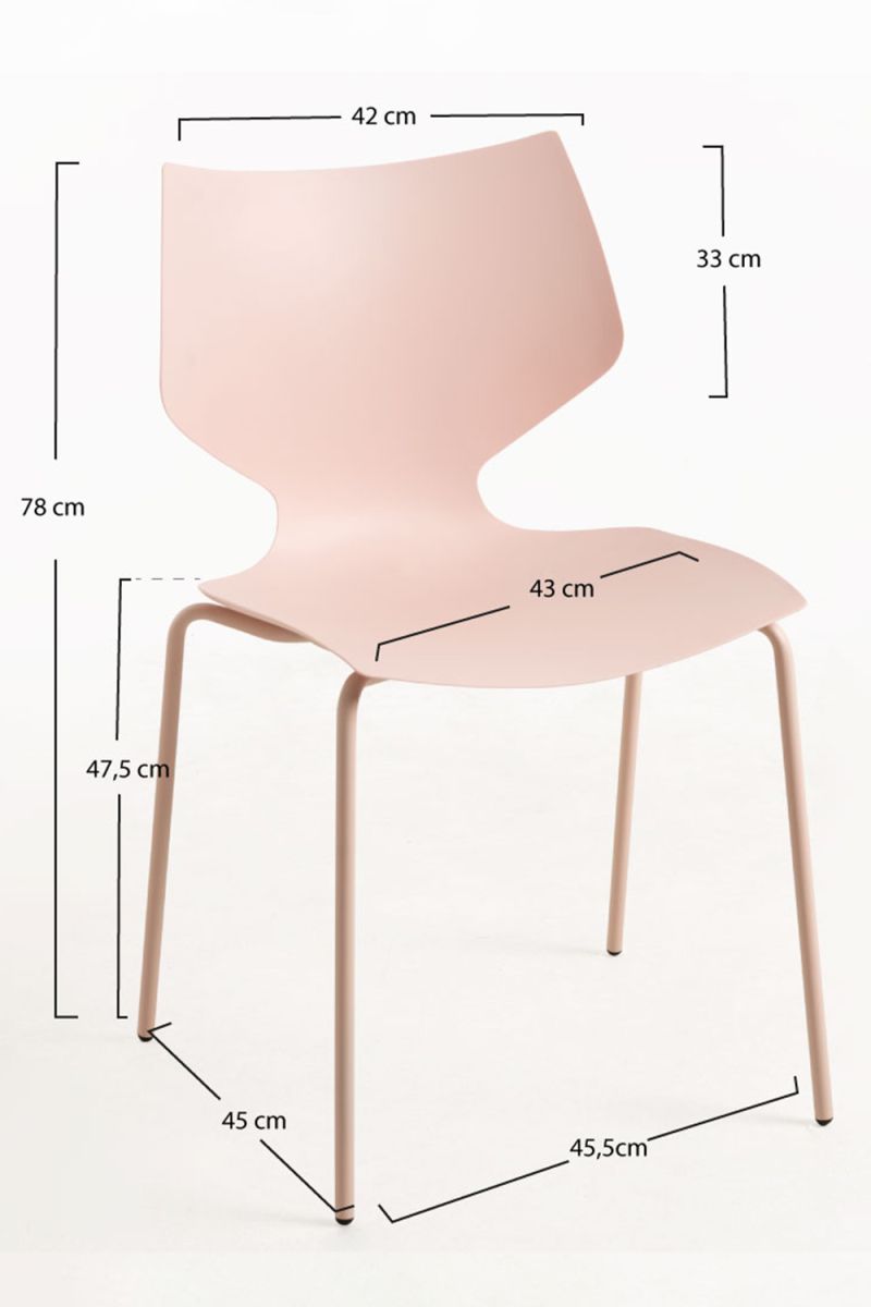 Chaise Plecy: Style avant-gardiste pour votre salle à manger