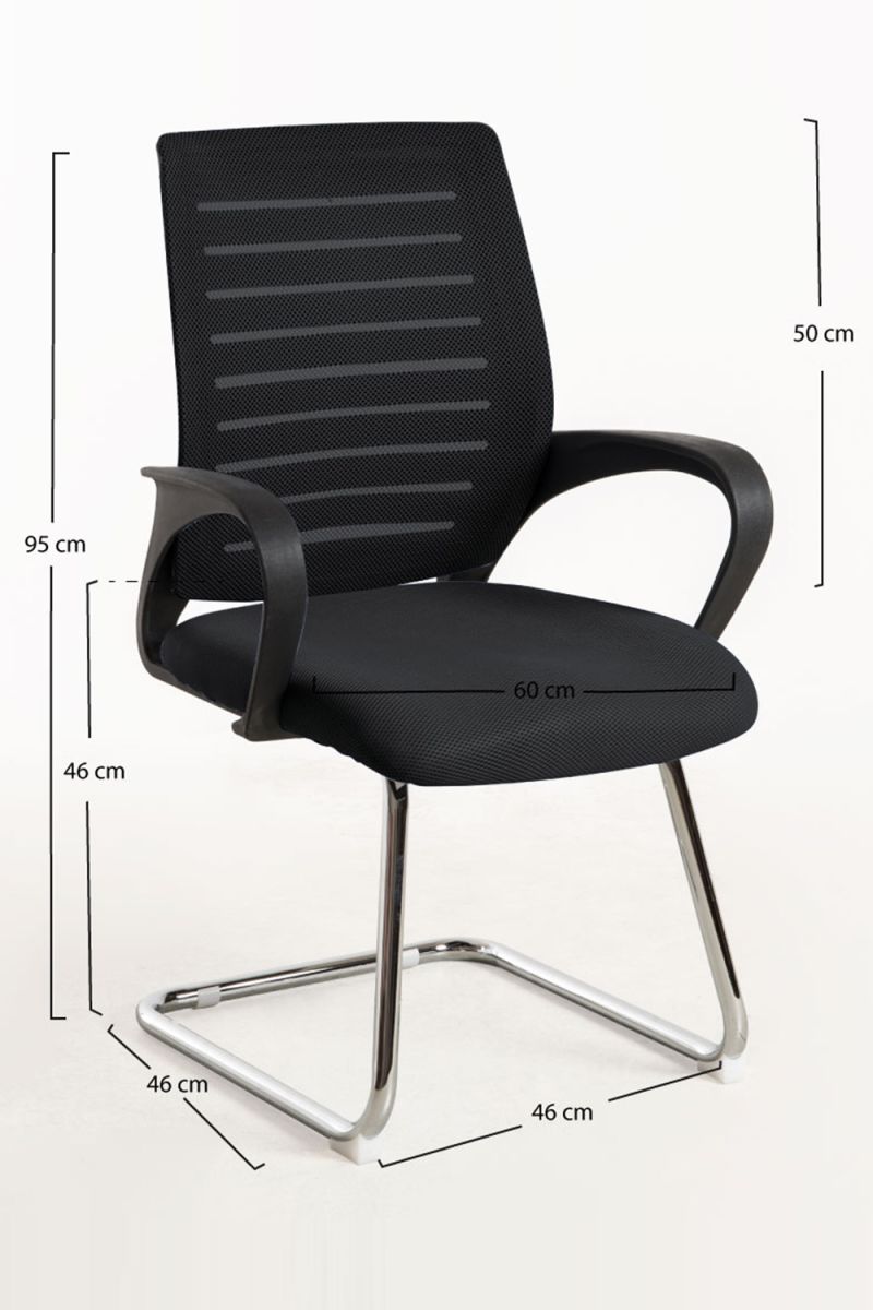 Chaise Confidente Binet- Une chaise de bureau sans roulettes