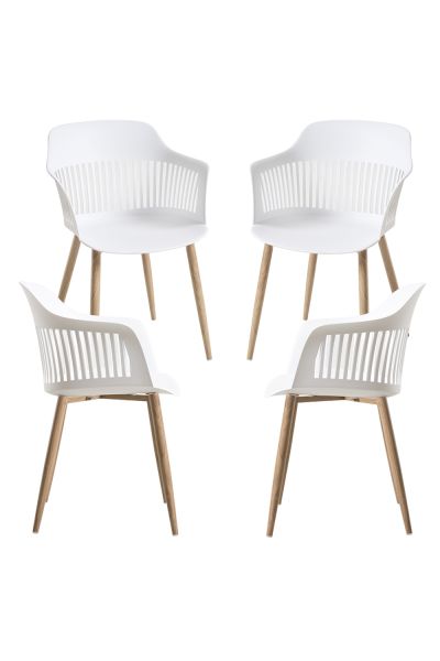 Pack 4 Chaises Lisy